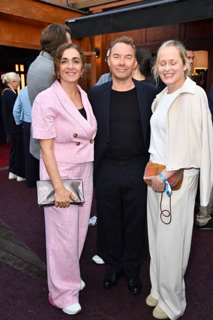 RECORD DATE NOT STATED FEST DER PRODUKTIONSALLIANZ - Berlin Ilknur Boyraz, Thomas Arnold und Silke Bodenbender beim FEST DER PRODUKTIONSALLIANZ der Allianz Deutscher Produzenten - Film & Fernsehen e.V. (Produktionsallianz) im Tipi am Kanzleramt in Berlin am 07.07.2026 *** PRODUCTION ALLIANCE CELEBRATION Berlin: Ilknur Boyraz, Thomas Arnold, and Silke Bodenbender at the PRODUCTION ALLIANCE CELEBRATION hosted by the Alliance of German Film and Television Producers (Allianz Deutscher Produzenten Film Fernsehen e. V.) at the Tipi am Kanzleramt in Berlin on July 7, 2026 Copyright: xEventpressxBerndtx