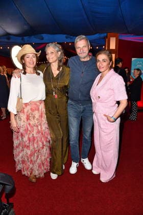 RECORD DATE NOT STATED FEST DER PRODUKTIONSALLIANZ - Berlin Carolina Vera, Boriana Rosenmüller, Stefan Jürgens und Ilknur Boyraz beim FEST DER PRODUKTIONSALLIANZ der Allianz Deutscher Produzenten - Film & Fernsehen e.V. (Produktionsallianz) im Tipi am Kanzleramt in Berlin am 07.07.2026 *** PRODUCTION ALLIANCE FESTIVAL Berlin Carolina Vera, Boriana Rosenmüller, Stefan Jürgens, and Ilknur Boyraz at the PRODUCTION ALLIANCE CELEBRATION hosted by the Alliance of German Film and Television Producers e.V. (Produktionsallianz) at the Tipi am Kanzleramt in Berlin on July 7, 2026 Copyright: xEventpressxBerndtx