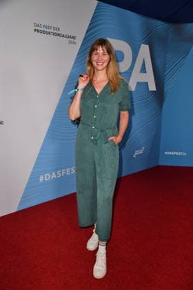 RECORD DATE NOT STATED FEST DER PRODUKTIONSALLIANZ - Berlin Andrea Gerhard beim FEST DER PRODUKTIONSALLIANZ der Allianz Deutscher Produzenten - Film & Fernsehen e.V. (Produktionsallianz) im Tipi am Kanzleramt in Berlin am 07.07.2026 *** PRODUCTION ALLIANCE FESTIVAL Berlin: Andrea Gerhard at the PRODUCTION ALLIANCE FESTIVAL hosted by the Alliance of German Film and Television Producers (Allianz Deutscher Produzenten Film Fernsehen e. V.) at the Tipi am Kanzleramt in Berlin on July 7, 2026 Copyright: xEventpressxBerndtx
