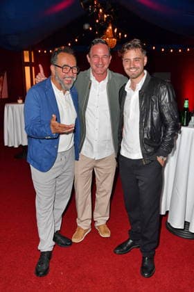 RECORD DATE NOT STATED FEST DER PRODUKTIONSALLIANZ - Berlin Adnan Maral, Soenke Moehring und Acun Maral beim FEST DER PRODUKTIONSALLIANZ der Allianz Deutscher Produzenten - Film & Fernsehen e.V. (Produktionsallianz) im Tipi am Kanzleramt in Berlin am 07.07.2026 *** PRODUCTION ALLIANCE FESTIVAL Berlin Adnan Maral, Soenke Moehring and Acun Maral at the PRODUCTION ALLIANCE CELEBRATION hosted by the Alliance of German Film and Television Producers e.V. (Produktionsallianz) at the Tipi am Kanzleramt in Berlin on July 7, 2026 Copyright: xEventpressxBerndtx