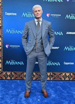 Disney™s ˜Moana™ World Premiere Cody Rhodes arriving to Disney™s ˜Moana™ World Premiere at Hollywood Bowl on July 07, 2026 in Hollywood, CA. Hollywood Hollywood Bowl California USA Copyright: xLISAxOConnor AFF-USA.comx
