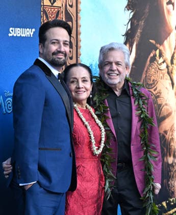 Disney™s ˜Moana™ World Premiere Lin-Manuel Miranda, Luz Towns-Miranda and Luis A. Miranda Jr. arriving to Disney™s ˜Moana™ World Premiere at Hollywood Bowl on July 07, 2026 in Hollywood, CA. Hollywood Hollywood Bowl California USA Copyright: xLISAxOConnor AFF-USA.comx