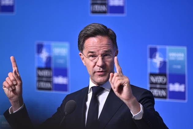 ANKARA, TURKIET 20260708 Mark Rutte, generalsekreterare för Nato, anländer till Nato-toppmötet i Ankara, Turkiet. ANKARA TURKIET x10430x *** ANKARA, TURKEY 20260708 Mark Rutte, NATO Secretary General, arrives at the NATO summit in Ankara, Turkey ANKARA TURKEY x10430x  Copyright: xChristinexOlsson TTx NATO-TOPPMÖTE ANKARA 2026 l73eJMD_P_Q