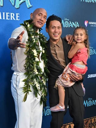 Disney™s ˜Moana™ World Premiere Dwayne Johnson, Jon M. Chu and Ruby Chu arriving to Disney™s ˜Moana™ World Premiere at Hollywood Bowl on July 07, 2026 in Hollywood, CA. Hollywood Hollywood Bowl California USA Copyright: xLISAxOConnor AFF-USA.comx