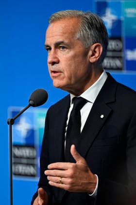 LKS 20260708 Prime Minister of Canada Mark Carney arrives at the 36th NATO Heads of State and Government Summit in Ankara, Turkey, on July 8, 2026. - EMMI KORHONEN Ankara Turkey  Copyright: xEmmixKorhonenx TEdQs_cK8DQ