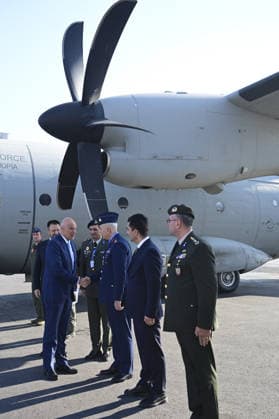 Greece s Defence Minister Nikos Dendias arrives Ankara for 36th NATO Summit ANKARA, TURKIYE - JULY 8: Greece s Defence Minister Nikos Dendias arrives at Esenboga Airport within the 36th NATO Heads of State and Government Summit in Ankara, Turkiye, on July 8, 2026 Mehmet Futsi Anadolu Ankara Turkey. Editorial use only. Please get in touch for any other usage.  Copyright: x2026xAnadoluxMehmetxFutsix