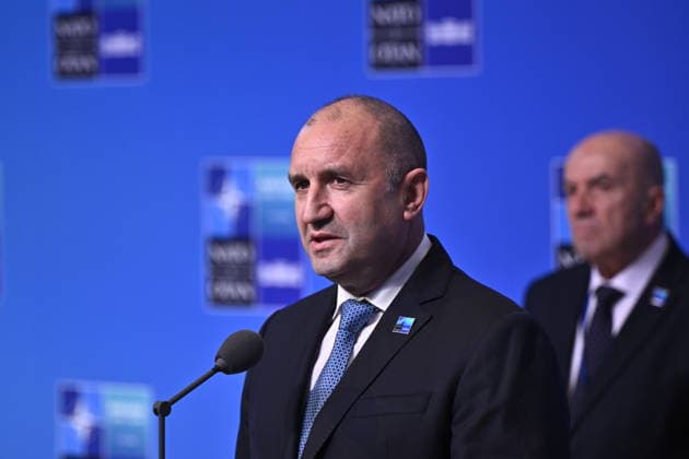 ANKARA, TURKIET 20260708 Bulgariens premiärminister Rumen Radev anländer till Nato-toppmötet i Ankara, Turkiet. ANKARA TURKIET x10430x *** ANKARA, TURKEY 20260708 Bulgarian Prime Minister Rumen Radev arrives at the NATO summit in Ankara, Turkey ANKARA TURKEY x10430x  Copyright: xChristinexOlsson TTx NATO-TOPPMÖTE ANKARA 2026 rjopZdG4ty4