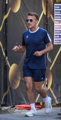 French President Macron goes for morning jog in Ankara ANKARA, TURKIYE - JULY 08: French President Emmanuel Macron goes for a morning jog in Ankara, Turkiye, where he arrived for the 36th NATO Heads of State and Government Summit on July 08, 2026. Berkan Cetin Anadolu Ankara Turkey. Editorial use only. Please get in touch for any other usage.  Copyright: x2026xAnadoluxBerkanxCetinx