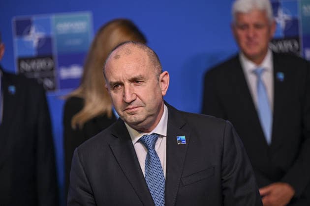 36th NATO Summit in Ankara ANKARA, TURKIYE - JULY 08: Bulgarian Prime Minister Rumen Radev makes a statement to the press ahead of the main session of the North Atlantic Council Meeting during the second day of the 36th NATO Heads of State and Government Summit in Ankara, Turkiye on July 08, 2026. Dogukan Keskinkilic Anadolu Ankara Turkey. Editorial use only. Please get in touch for any other usage.  Copyright: x2026xAnadoluxDogukanxKeskinkilicx
