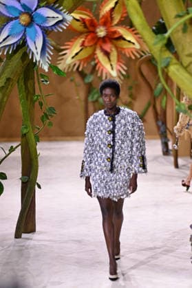 PFW - Chanel Runway A model walks the runway during the Chanel Haute Couture Fall Winter 2026 2027 show as part of Paris Fashion Week on July 07, 2026 in Paris, France. Photo by Franck Castel ABACAPRESS.COM Paris France  Copyright: xCastelxFranck ABACAx