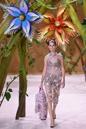PFW - Chanel Runway A model walks the runway during the Chanel Haute Couture Fall Winter 2026 2027 show as part of Paris Fashion Week on July 07, 2026 in Paris, France. Photo by Franck Castel ABACAPRESS.COM Paris France  Copyright: xCastelxFranck ABACAx
