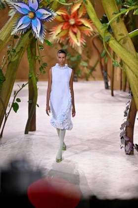 PFW - Chanel Runway A model walks the runway during the Chanel Haute Couture Fall Winter 2026 2027 show as part of Paris Fashion Week on July 07, 2026 in Paris, France. Photo by Franck Castel ABACAPRESS.COM Paris France  Copyright: xCastelxFranck ABACAx