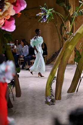 PFW - Chanel Runway A model walks the runway during the Chanel Haute Couture Fall Winter 2026 2027 show as part of Paris Fashion Week on July 07, 2026 in Paris, France. Photo by Franck Castel ABACAPRESS.COM Paris France  Copyright: xCastelxFranck ABACAx