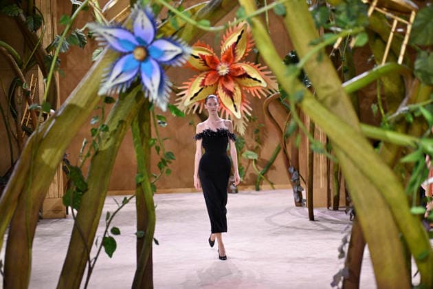 PFW - Chanel Runway A model walks the runway during the Chanel Haute Couture Fall Winter 2026 2027 show as part of Paris Fashion Week on July 07, 2026 in Paris, France. Photo by Franck Castel ABACAPRESS.COM Paris France  Copyright: xCastelxFranck ABACAx