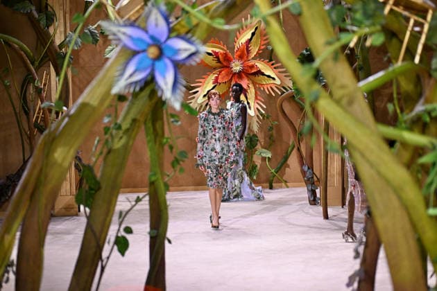 PFW - Chanel Runway A model walks the runway during the Chanel Haute Couture Fall Winter 2026 2027 show as part of Paris Fashion Week on July 07, 2026 in Paris, France. Photo by Franck Castel ABACAPRESS.COM Paris France  Copyright: xCastelxFranck ABACAx