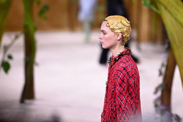 PFW - Chanel Runway A model walks the runway during the Chanel Haute Couture Fall Winter 2026 2027 show as part of Paris Fashion Week on July 07, 2026 in Paris, France. Photo by Franck Castel ABACAPRESS.COM Paris France  Copyright: xCastelxFranck ABACAx