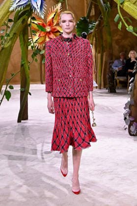 PFW - Chanel Runway A model walks the runway during the Chanel Haute Couture Fall Winter 2026 2027 show as part of Paris Fashion Week on July 07, 2026 in Paris, France. Photo by Franck Castel ABACAPRESS.COM Paris France  Copyright: xCastelxFranck ABACAx