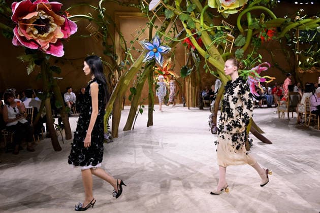 PFW - Chanel Runway A model walks the runway during the Chanel Haute Couture Fall Winter 2026 2027 show as part of Paris Fashion Week on July 07, 2026 in Paris, France. Photo by Franck Castel ABACAPRESS.COM Paris France  Copyright: xCastelxFranck ABACAx
