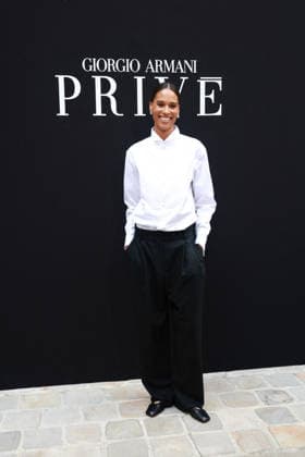 Cindy Bruna at the Giorgio Armani Privé Fall Winter 2026–2027 Haute Couture Collection fashion show during Paris Fashion Week, July 7, 2026 Celebrities at the Giorgio Armani Privé Fall Winter 2026–2027 Haute Couture Collection fashion show during Paris Fashion Week, July 7, 2026, Paris, France  Copyright: xFlorianxLaviellex xBestimagexFlorianxLaviellex xBestimagex