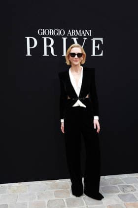 Cate Blanchett at the Giorgio Armani Privé Fall Winter 2026–2027 Haute Couture Collection fashion show during Paris Fashion Week, July 7, 2026 Celebrities at the Giorgio Armani Privé Fall Winter 2026–2027 Haute Couture Collection fashion show during Paris Fashion Week, July 7, 2026, Paris, France  Copyright: xFlorianxLaviellex xBestimagexFlorianxLaviellex xBestimagex