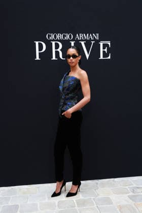 Laura Harrier at the Giorgio Armani Privé Fall Winter 2026–2027 Haute Couture Collection fashion show during Paris Fashion Week, July 7, 2026 Celebrities at the Giorgio Armani Privé Fall Winter 2026–2027 Haute Couture Collection fashion show during Paris Fashion Week, July 7, 2026, Paris, France  Copyright: xFlorianxLaviellex xBestimagexFlorianxLaviellex xBestimagex
