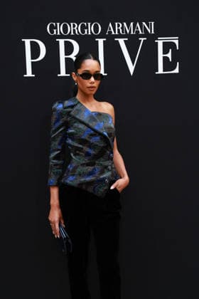 Laura Harrier at the Giorgio Armani Privé Fall Winter 2026–2027 Haute Couture Collection fashion show during Paris Fashion Week, July 7, 2026 Celebrities at the Giorgio Armani Privé Fall Winter 2026–2027 Haute Couture Collection fashion show during Paris Fashion Week, July 7, 2026, Paris, France  Copyright: xFlorianxLaviellex xBestimagexFlorianxLaviellex xBestimagex