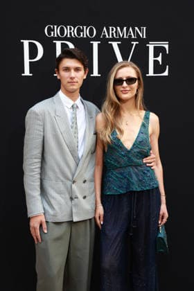 Count Nikolai and Benedikte Throustrup at the Giorgio Armani Privé Fall Winter 2026–2027 Haute Couture Collection fashion show during Paris Fashion Week, July 7, 2026 Celebrities at the Giorgio Armani Privé Fall Winter 2026–2027 Haute Couture Collection fashion show during Paris Fashion Week, July 7, 2026, Paris, France  Copyright: xFlorianxLaviellex xBestimagexFlorianxLaviellex xBestimagex