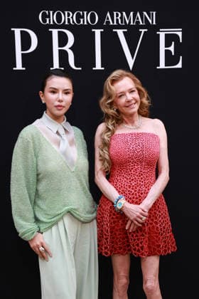 Talia Yan and Caroline Scheufele at the Giorgio Armani Privé Fall Winter 2026–2027 Haute Couture Collection fashion show during Paris Fashion Week, July 7, 2026 Celebrities at the Giorgio Armani Privé Fall Winter 2026–2027 Haute Couture Collection fashion show during Paris Fashion Week, July 7, 2026, Paris, France  Copyright: xFlorianxLaviellex xBestimagexFlorianxLaviellex xBestimagex