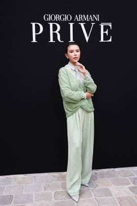 Talia Yan at the Giorgio Armani Privé Fall Winter 2026–2027 Haute Couture Collection fashion show during Paris Fashion Week, July 7, 2026 Celebrities at the Giorgio Armani Privé Fall Winter 2026–2027 Haute Couture Collection fashion show during Paris Fashion Week, July 7, 2026, Paris, France  Copyright: xFlorianxLaviellex xBestimagexFlorianxLaviellex xBestimagex