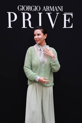 Talia Yan at the Giorgio Armani Privé Fall Winter 2026–2027 Haute Couture Collection fashion show during Paris Fashion Week, July 7, 2026 Celebrities at the Giorgio Armani Privé Fall Winter 2026–2027 Haute Couture Collection fashion show during Paris Fashion Week, July 7, 2026, Paris, France  Copyright: xFlorianxLaviellex xBestimagexFlorianxLaviellex xBestimagex