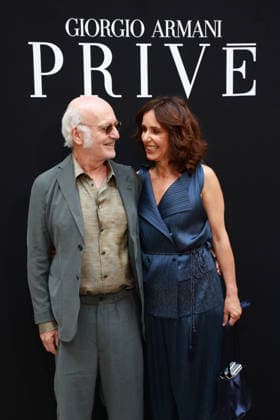 Ludovico Einaudi and Paola Dallolio at the Giorgio Armani Privé Fall Winter 2026–2027 Haute Couture Collection fashion show during Paris Fashion Week, July 7, 2026 Celebrities at the Giorgio Armani Privé Fall Winter 2026–2027 Haute Couture Collection fashion show during Paris Fashion Week on July 7, 2026, in Paris, France  Copyright: xFlorianxLaviellex xBestimagexFlorianxLaviellex xBestimagex