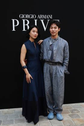 Aha and Lolo at the Giorgio Armani Privé Fall Winter 2026–2027 Haute Couture Collection fashion show during Paris Fashion Week, July 7, 2026. Celebrities at the Giorgio Armani Privé Fall Winter 2026–2027 Haute Couture Collection fashion show during Paris Fashion Week on July 7, 2026, in Paris, France  Copyright: xFlorianxLaviellex xBestimagexFlorianxLaviellex xBestimagex
