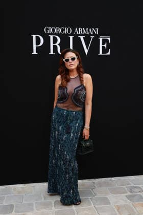 Guest at the Giorgio Armani Privé Fall Winter 2026–2027 Haute Couture Collection fashion show during Paris Fashion Week, July 7, 2026 Celebrities at the Giorgio Armani Privé Fall Winter 2026–2027 Haute Couture Collection fashion show during Paris Fashion Week on July 7, 2026, in Paris, France  Copyright: xFlorianxLaviellex xBestimagexFlorianxLaviellex xBestimagex