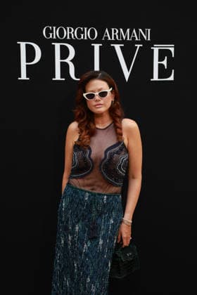 Guest at the Giorgio Armani Privé Fall Winter 2026–2027 Haute Couture Collection fashion show during Paris Fashion Week, July 7, 2026 Celebrities at the Giorgio Armani Privé Fall Winter 2026–2027 Haute Couture Collection fashion show during Paris Fashion Week on July 7, 2026, in Paris, France  Copyright: xFlorianxLaviellex xBestimagexFlorianxLaviellex xBestimagex
