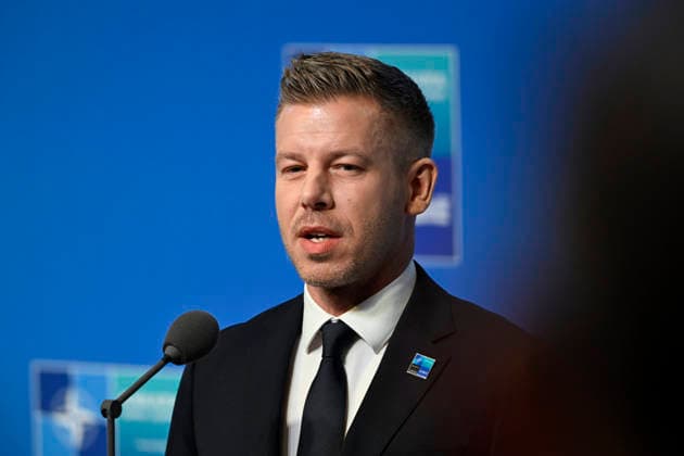 LKS 20260708 Hungarian Prime Minister Peter Magyar arrives at the 36th NATO Heads of State and Government Summit in Ankara, Turkey, on July 8, 2026. - EMMI KORHONEN Ankara Turkey  Copyright: xEmmixKorhonenx vl8n2CO4LnY