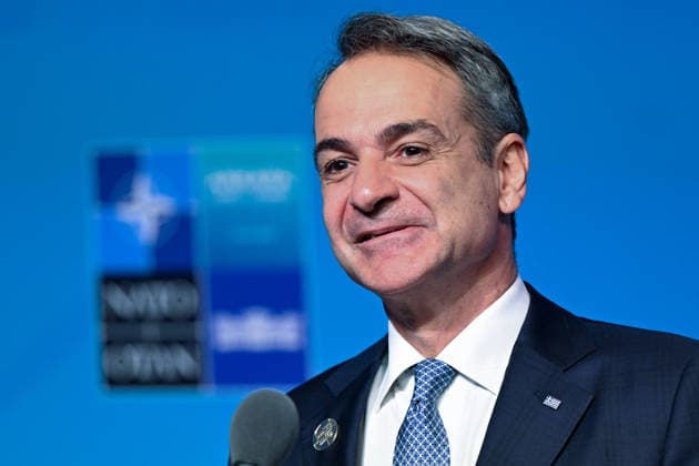 36th NATO Summit in Ankara ANKARA, TURKIYE - JULY 08: Prime Minister of Greece Kyriakos Mitsotakis makes a statement to the press ahead of the main session of the North Atlantic Council Meeting during the second day of the 36th NATO Heads of State and Government Summit in Ankara, Turkiye on July 08, 2026. Dogukan Keskinkilic Anadolu Ankara Turkey. Editorial use only. Please get in touch for any other usage.  Copyright: x2026xAnadoluxDogukanxKeskinkilicx
