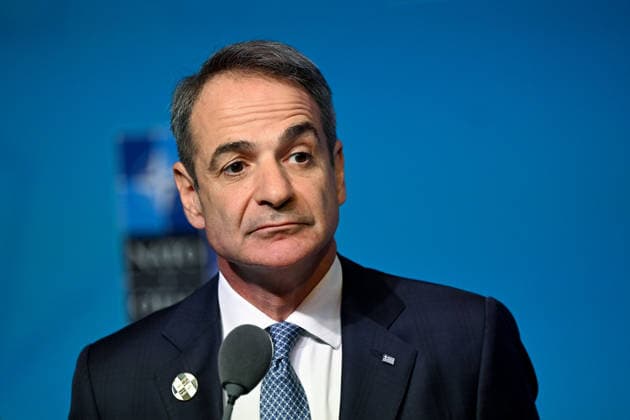 36th NATO Summit in Ankara ANKARA, TURKIYE - JULY 08: Prime Minister of Greece Kyriakos Mitsotakis makes a statement to the press ahead of the main session of the North Atlantic Council Meeting during the second day of the 36th NATO Heads of State and Government Summit in Ankara, Turkiye on July 08, 2026. Dogukan Keskinkilic Anadolu Ankara Turkey. Editorial use only. Please get in touch for any other usage.  Copyright: x2026xAnadoluxDogukanxKeskinkilicx