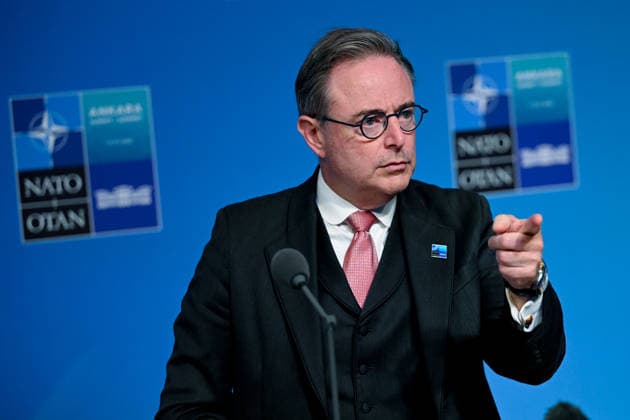 36th NATO Summit in Ankara ANKARA, TURKIYE - JULY 08: Belgium Prime Minister Bart De Wever maks e a statement to the press ahead of the main session of the North Atlantic Council Meeting during the second day of the 36th NATO Heads of State and Government Summit in Ankara, Turkiye on July 08, 2026. Dogukan Keskinkilic Anadolu Ankara Turkey. Editorial use only. Please get in touch for any other usage.  Copyright: x2026xAnadoluxDogukanxKeskinkilicx