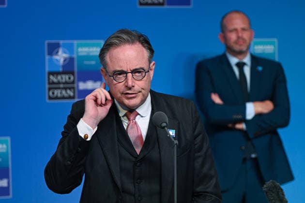 36th NATO Summit in Ankara ANKARA, TURKIYE - JULY 08: Belgium Prime Minister Bart De Wever maks e a statement to the press ahead of the main session of the North Atlantic Council Meeting during the second day of the 36th NATO Heads of State and Government Summit in Ankara, Turkiye on July 08, 2026. Dogukan Keskinkilic Anadolu Ankara Turkey. Editorial use only. Please get in touch for any other usage.  Copyright: x2026xAnadoluxDogukanxKeskinkilicx