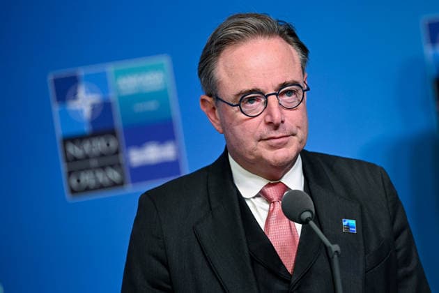 36th NATO Summit in Ankara ANKARA, TURKIYE - JULY 08: Belgium Prime Minister Bart De Wever maks e a statement to the press ahead of the main session of the North Atlantic Council Meeting during the second day of the 36th NATO Heads of State and Government Summit in Ankara, Turkiye on July 08, 2026. Dogukan Keskinkilic Anadolu Ankara Turkey. Editorial use only. Please get in touch for any other usage.  Copyright: x2026xAnadoluxDogukanxKeskinkilicx