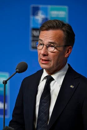 LKS 20260708 Sweden s Prime Minister Ulf Kristersson arrives at the 36th NATO Heads of State and Government Summit in Ankara, Turkey, on July 8, 2026. - EMMI KORHONEN Ankara Turkey  Copyright: xEmmixKorhonenx r6eKEHD5E5I