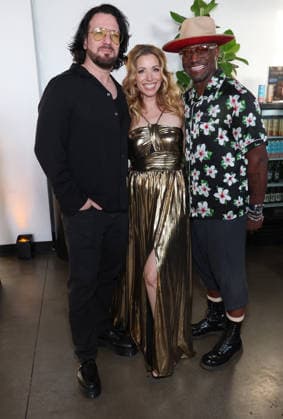 Los Angeles CA July 07: JC Chasez, Autumn Federici, Taye Diggs. at Microhouse Films Hosts Launch Event For New Vertical Storytelling Platform held at The SRGN Studios in Los Angeles, CA. on July 07, 2026 Credit: AdMedia Los Angeles USA - ZUMAa123 20260707_zaa_a123_224 Copyright: xADx