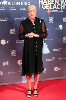 Georgine Kellermann bei der Premiere des Dokumentarfilms Was haben wir gelacht im Filmpalast. Köln, 07.07.2026 *** Georgine Kellermann at the premiere of the documentary *Was haben wir gelacht* at the Filmpalast in Cologne, July 7, 2026 Foto:xR.xSchmiegeltx xFuturexImagex gelacht_6625
