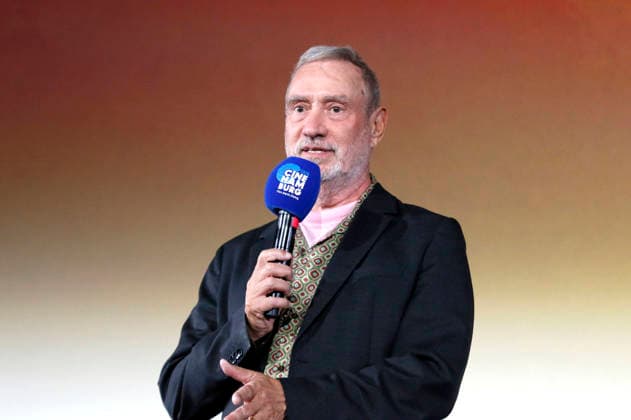 Roland Emmerich bei der Verleihung der Gläsernen Leinwand an Roland Emmerich im Rahmen der CineHamburg 2026 im Cinemaxx Dammtor. Hamburg, 07.07.2026 *** Roland Emmerich at the presentation of the Gläsernes Leinwand award to Roland Emmerich as part of CineHamburg 2026 at Cinemaxx Dammtor in Hamburg, July 7, 2026 Foto:xC.xTamckex xFuturexImagex emmerich_6757