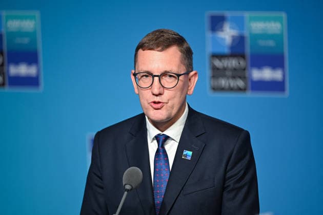 NATO Leaders Summit - North Atlantic Council Meeting - Ankara Estonian Prime Minister Kristen Michal attending North Atlantic Council Meeting during the second day of the 36th NATO Heads of State and Government Summit in Ankara, Turkiye on July 8, 2026. Photo by Alaxis Jumeau ABACAPRESS.COM Ankara Turkey  Copyright: xJumeauxAlexis ABACAx