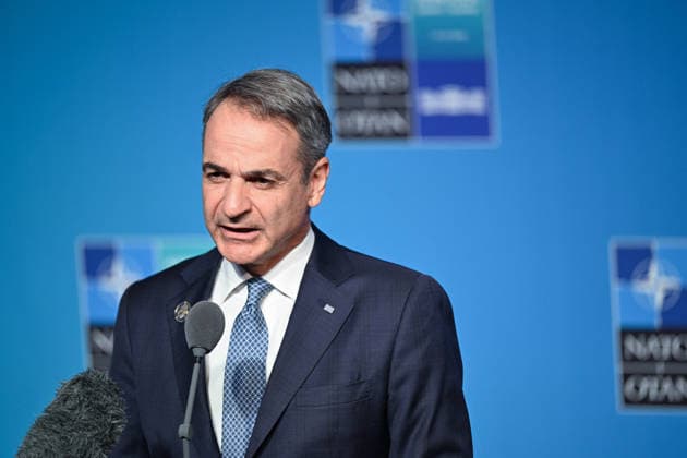 NATO Leaders Summit - North Atlantic Council Meeting - Ankara Prime Minister of Greece Kyriakos Mitsotakis attending North Atlantic Council Meeting during the second day of the 36th NATO Heads of State and Government Summit in Ankara, Turkiye on July 8, 2026. Photo by Alaxis Jumeau ABACAPRESS.COM Ankara Turkey  Copyright: xJumeauxAlexis ABACAx