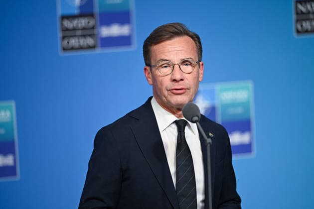 NATO Leaders Summit - North Atlantic Council Meeting - Ankara Swedish Prime Minister Ulf Kristersson attending North Atlantic Council Meeting during the second day of the 36th NATO Heads of State and Government Summit in Ankara, Turkiye on July 8, 2026. Photo by Alaxis Jumeau ABACAPRESS.COM Ankara Turkey  Copyright: xJumeauxAlexis ABACAx