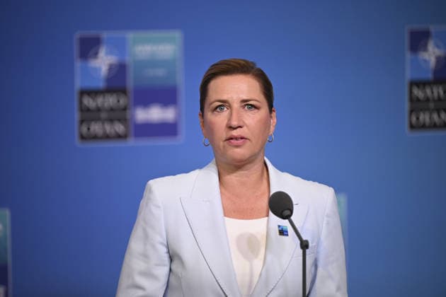 36th NATO Summit in Ankara ANKARA, TURKIYE - JULY 08: Danish Prime Minister Mette Frederiksen makes a statement to the press ahead of the main session of the North Atlantic Council Meeting during the second day of the 36th NATO Heads of State and Government Summit in Ankara, Turkiye on July 08, 2026. Dogukan Keskinkilic Anadolu Ankara Turkey. Editorial use only. Please get in touch for any other usage.  Copyright: x2026xAnadoluxDogukanxKeskinkilicx