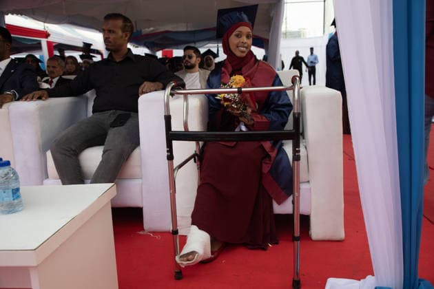 The Recep Tayyip Erdogan Faculty of Health Sciences held its graduation ceremony in Somalia MOGADISHU, SOMALIA - JULY 8: Graduates attend a commencement ceremony at Mogadishu Recep Tayyip Erdogan Faculty of Health Sciences, affiliated with the University of Health Sciences, in Mogadishu, Somalia, on July 8, 2026. Somalia Minister of Culture and Tourism Abdifitah Kasim Mohamud, Somalia Minister of Health and Human Services Dr. Ali Haji Aden, along with representatives of civil society organizations from Turkiye and Somalia, academics, students and parents, attend the ceremony. Abuukar Mohamed Muhidin Anadolu Mogadishu Somalia. Editorial use only. Please get in touch for any other usage.  Copyright: x2026xAnadoluxAbuukarxMohamedxMuhidinx