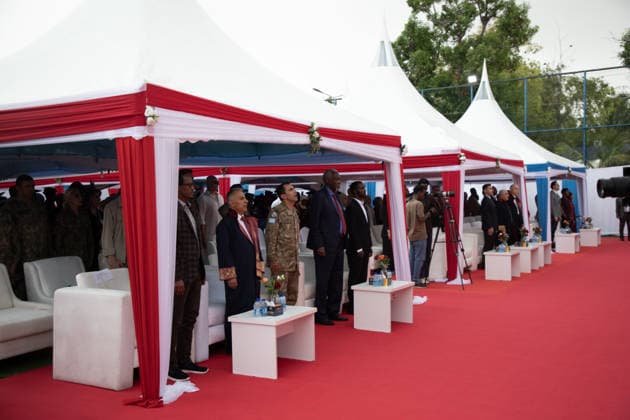 The Recep Tayyip Erdogan Faculty of Health Sciences held its graduation ceremony in Somalia MOGADISHU, SOMALIA - JULY 8: Graduates attend a commencement ceremony at Mogadishu Recep Tayyip Erdogan Faculty of Health Sciences, affiliated with the University of Health Sciences, in Mogadishu, Somalia, on July 8, 2026. Somalia Minister of Culture and Tourism Abdifitah Kasim Mohamud, Somalia Minister of Health and Human Services Dr. Ali Haji Aden, along with representatives of civil society organizations from Turkiye and Somalia, academics, students and parents, attend the ceremony. Abuukar Mohamed Muhidin Anadolu Mogadishu Somalia. Editorial use only. Please get in touch for any other usage.  Copyright: x2026xAnadoluxAbuukarxMohamedxMuhidinx